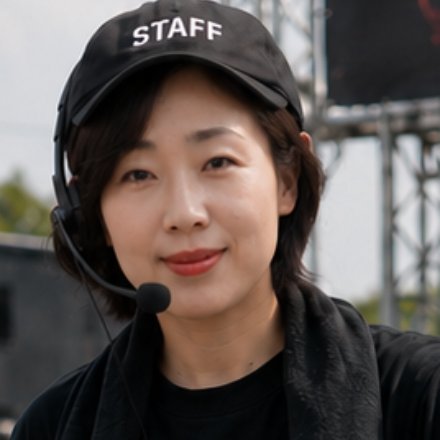ライブ現場のスタッフ写真